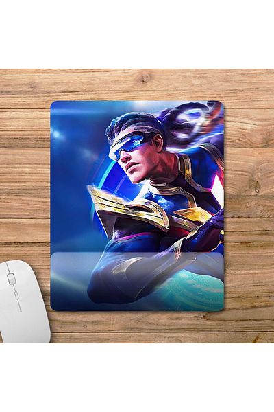 Pixxa Mobile Legends - موديل لوحة ماوس برونو مع مسند للمعصم - 2