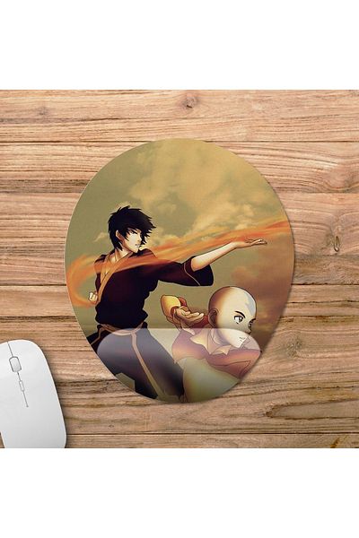 Pixxa Avatar: موديل لوحة الماوس بمساعدة المعصم The Last Airbender - 5 بيضاوي