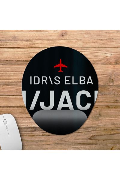 Pixxa موديل لوحة ماوس Hijack مع مسند للمعصم - 2 بيضاوي