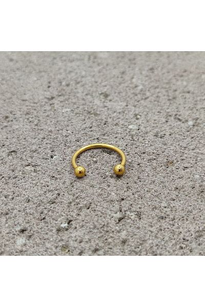 Liva STEEL STAINLESS UNTARNISHED RING PIERCING (EAR, EARRINGS, SEPTUM, LIP)