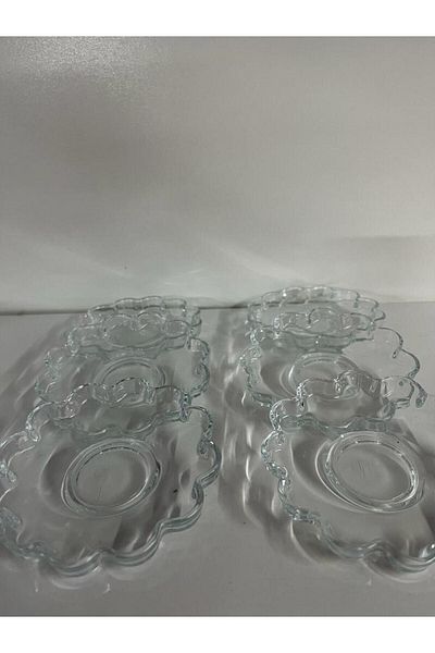 Paşabahçe 6 Piece Chamomile Tea Plate