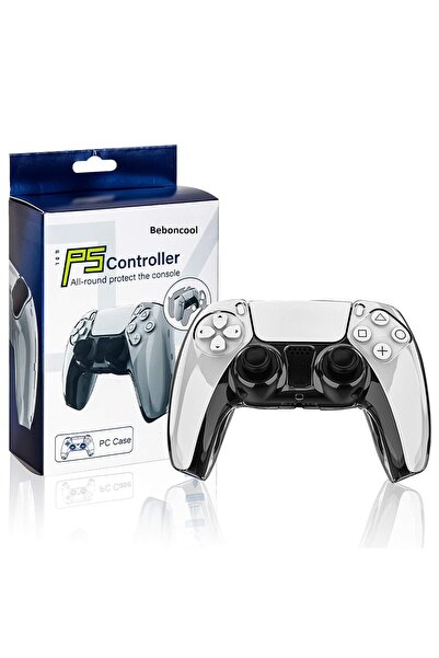 beboncool Ps5 Dualsense PC Sert Plastik Koruyucu Kılıf-Şeffaf