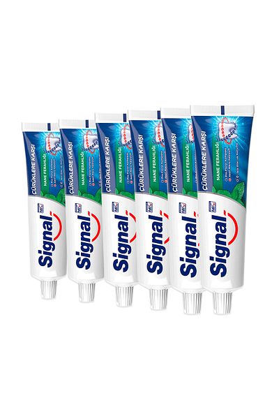 Signal Toothpaste Anti-Caries Mint Freshness 50 ml ×6