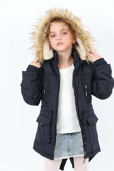 Wild Flower Girls' Winter Coat - Long Winter Coat - Thick Winter Coat - Puffer Coat - Hooded Coat