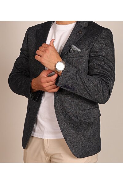 Luisero Vad Koyu Lacivert 1263 Чоловічий блейзер Спортивний піджак