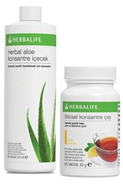 Herbalife Set Aloe Konsantre Içecek Limon 50 G Çay