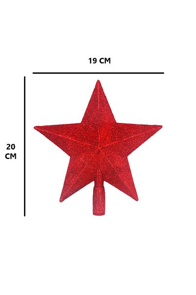 Yusuf Dirik YD Party Supplies Christmas Tree Hill Glitter Star 20 cm