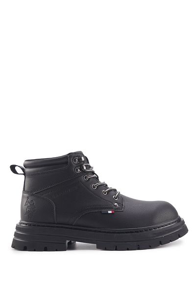 U.S. Polo Assn. SHURA 3PR Μαύρες ανδρικές εργατικές μπότες