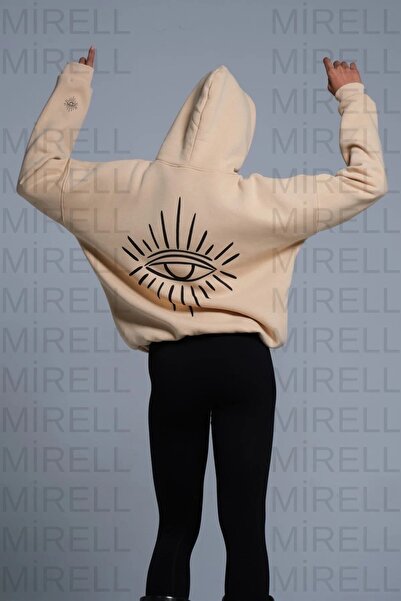 Machetta Βαμβακερό φούτερ με στάμπα πίσω ματιών με 3 κλωστές