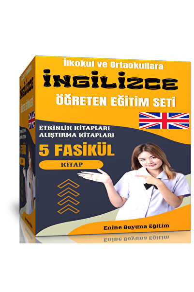 Enine Boyuna Eğitim İlkokul ve Ortaokullara İngilizce Öğreten Eğitim Seti