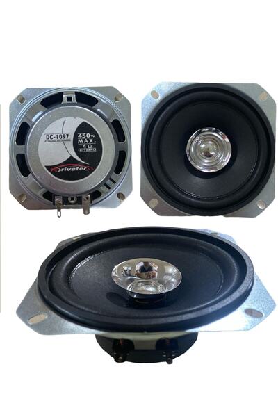 SUNASK Sn-1097 450 Watt 10 Cm Araba Oto Hoparlör Yüksek Ses Kalitesi 2 Adet Fiyatıdır