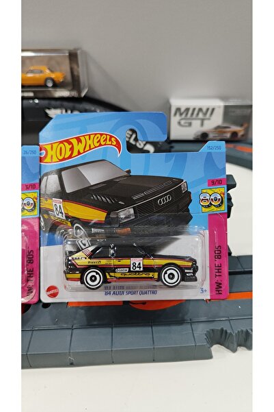 HOT WHEELS 84 AUDI SPORT QUATTRO (BLACK) 1:64 Ölçek Metal Araba