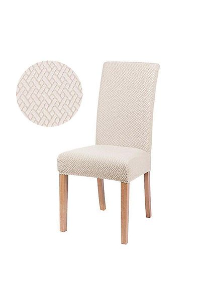 Bright Home Σετ 6 μοτίβο από τούβλα - Ελαστικό ελαστικό κάλυμμα καρέκλας Lycra και κάλυμμα θήκης