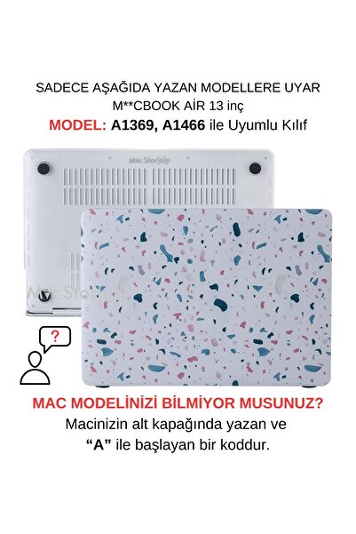 Mcstorey Macbook Air Kılıf 13 Inç Terrazzonl (ESKİ USB'Lİ MODEL 2010-2017) A1...
