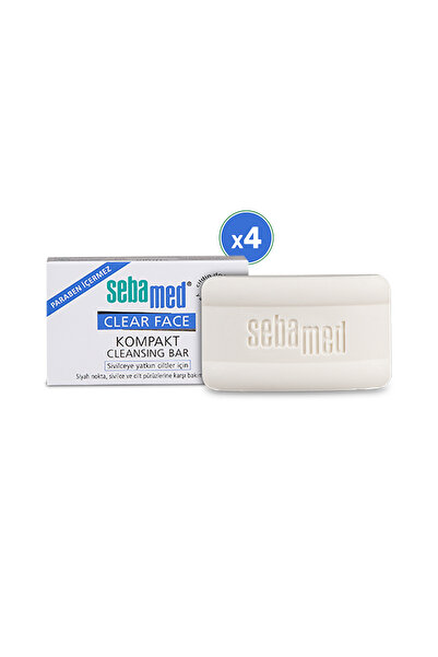 Sebamed Clear Face Sivilce Ve Akne Karşıtı Yüz Temizleyici Kompakt 4x100 Gr