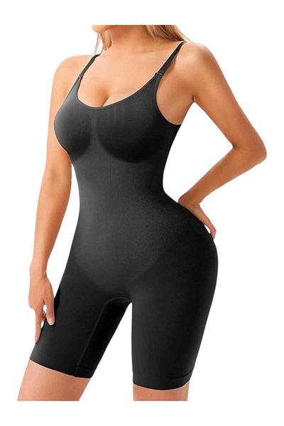 Tezzgelsin Women's Adjustable Thin Strap Full Length Seamless Corset