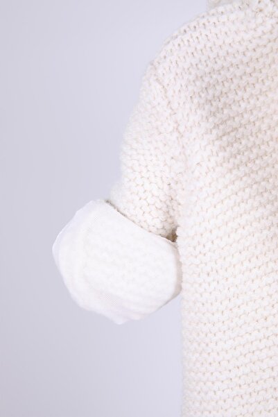 Babyhola 100% Thick Knitwear Inside Velsoft Jumpsuit Girl Boy Baby Kids Winter Outer Jumpsuit with Pompom Hood