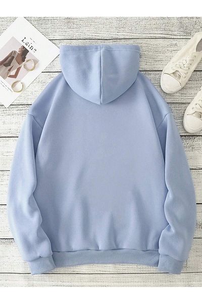 DAXİS Sportwear Company Hanorac oversize unisex cu glugă neimprimat DAXİS Sportwear Company