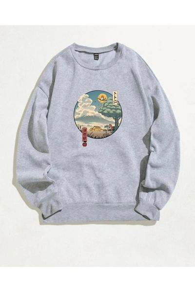 DAXİS Sportwear Company Totoro Printed Hooded Oversize Unisex Φούτερ DAXİS Sportwear Company