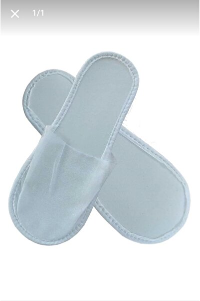 Generic Brand 50 زوجًا من النعال الفندقية ذات المربوطة البيضاء للاستعمال مرة ...