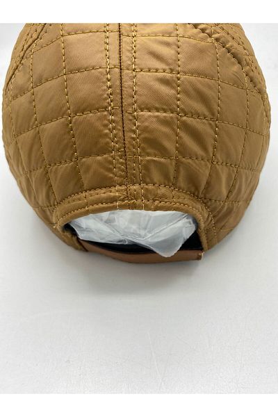 GONCA TEKSTİL Men's Quilted Hat Leather Preferred Style Model
