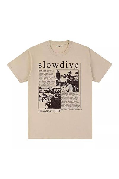 Adrift Bej Slowdive - Alison T-shirt Et1935