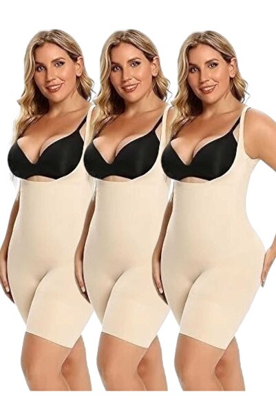 Mood Agenda Ženski podesivi korzet ispod grudi pune dužine, set od 3 komada