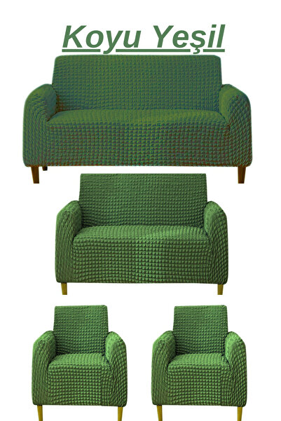 Genel Markalar 3+2+1+1 Bürümcük eteksiz, lastikli, esnek, yıkanabilir koltuk,...