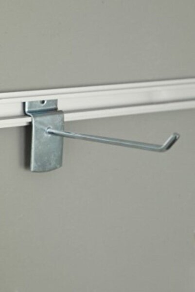 Modern Raf Kanallı Panoya 20 cm Ekonomik Kanca 20'li Paket