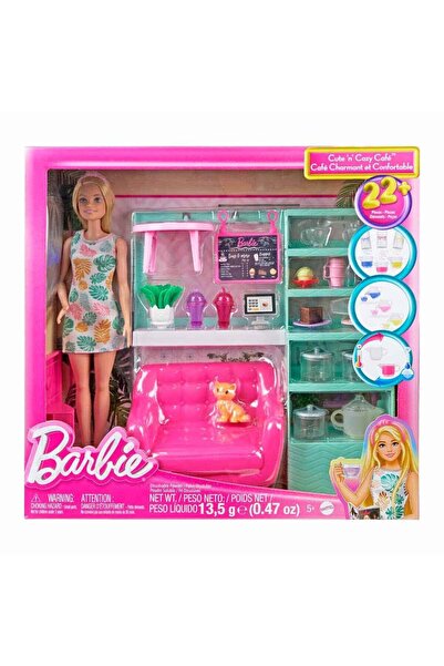 Barbie FABBATOYS HKT94 Barbienin Çay Saati Oyun Seti