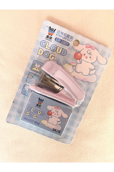 synshop Kawai Cinnamoroll Teddy Pati Korean Japanese Stationery Staple Machine And Staples