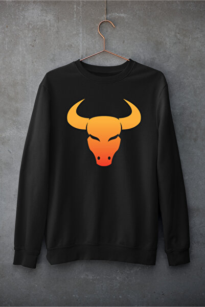 Raf Coll Unisex Oversize kroj okrugla kragna Taurus dizajn Digitalna štampa k...