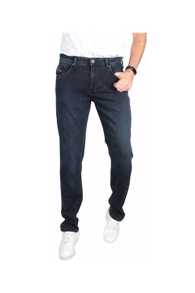 DENİM LONİ Мъжки дънки Big Rodoc Denim Regular Fit с плетена ликра