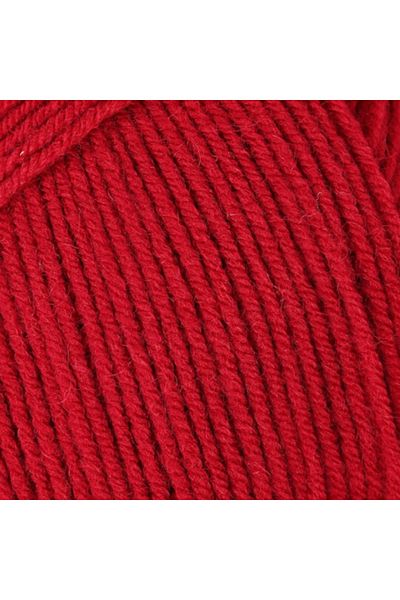 Ören Bayan Deluxia Hand Knitting Thread 100 gr 3 Pieces Color 034 Flag Red