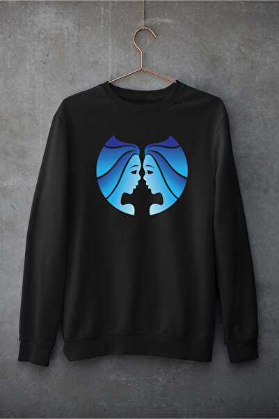 Raf Coll okrugla kragna Unisex Oversize kroj dukserica - Dizajn zodijaka Bliz...