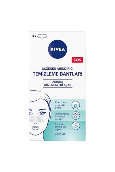 NIVEA Gözenek Arındırıcı Temizleme Bantları 4 Adet--Saklı Guzellik--