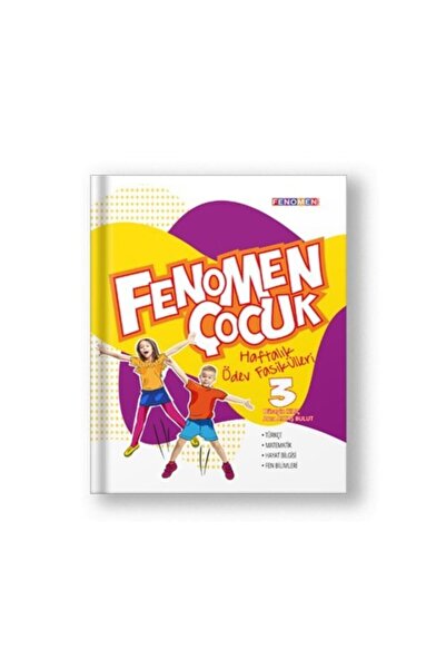 Kurmay Basım Yayın Dağıtım Fenomen Çocuk 3.sınıf Haftalık Ödev Fasikülleri