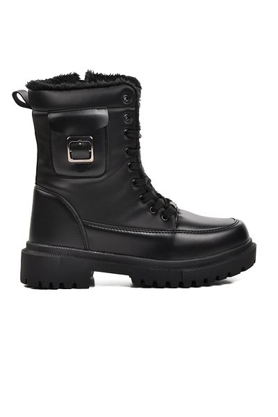 WALKWAY Γυναικείες μπότες Zeta Black-Smberfur