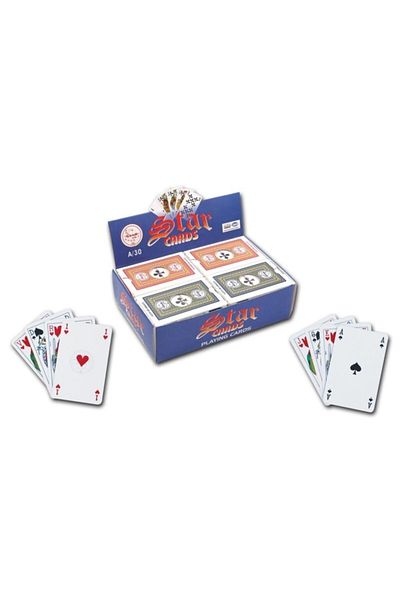 Star Okey Playing Card Cooked Playing Card - Bridge Batak 52, A-30 Model