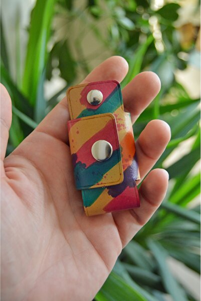 DEER El Yapımı Hakiki Deri Anahtarlık