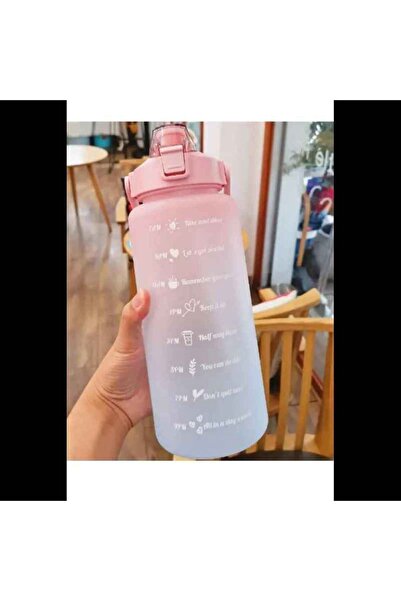 şuşa butik زجاجة مياه تحفيزية يومية سعة 2 لتر