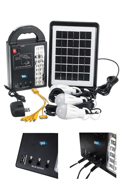 Modizu At-999 Güneş Enerjili Şarjlı Çift Işıldaklı Solar Aydınlatma Cihazı 999
