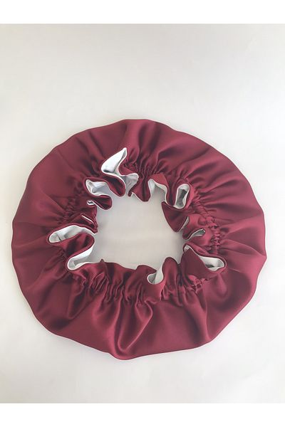 PratikDikisco Double-Sided Satin Hair Cap / Beret for Curly Hair