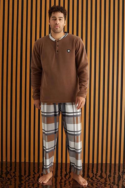 Pijamoni Ανδρικό Σετ Πυτζάμες Fleece