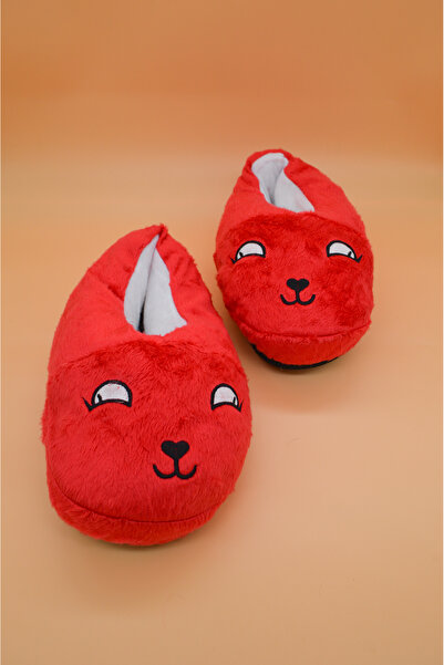 PUSKAS Kadın Ev Pandufu Kaymaz Tabanlı Kışlık Panduf 00121