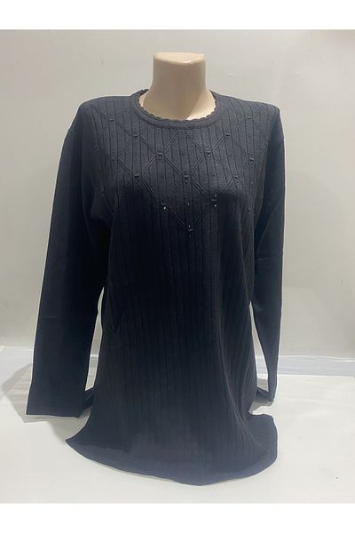 BURSPA Pulover pentru mama cu model diamantat