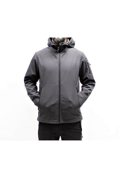 Mudwill Αντιανεμικό μπουφάν Grey Trail Softshell