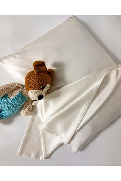 ICON SILK 100% Silk Baby Pillow Case 35*45 Cm 1 Piece (EKRU)