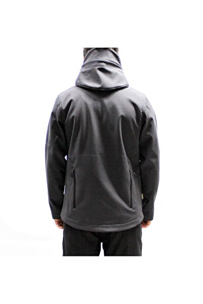 Mudwill Gri Trail Softshell Rüzgar Geçirmez Mont Ceket