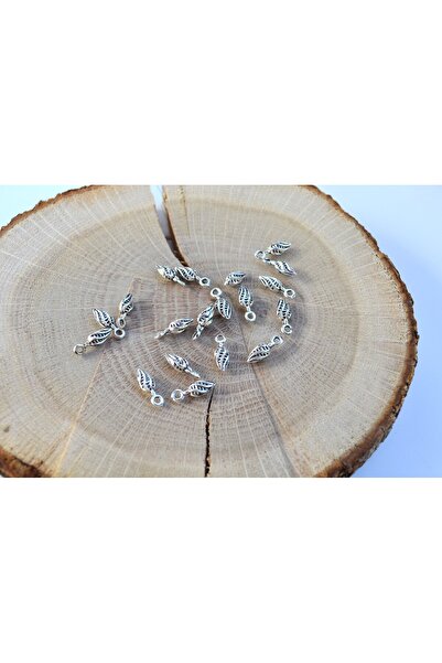 FlowerAksesuar 20 ADET - 4x13 mm DAMLA SALLANTI UÇ, KOLYE UCU DAMLA DÖKÜM, CH...